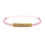 Tournaire gold tube link bracelet trilogy