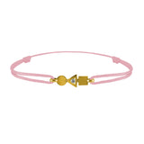 trilogy gold and diamond bracelet