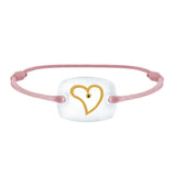 Bracelet Cœur amour lien émotion en or
