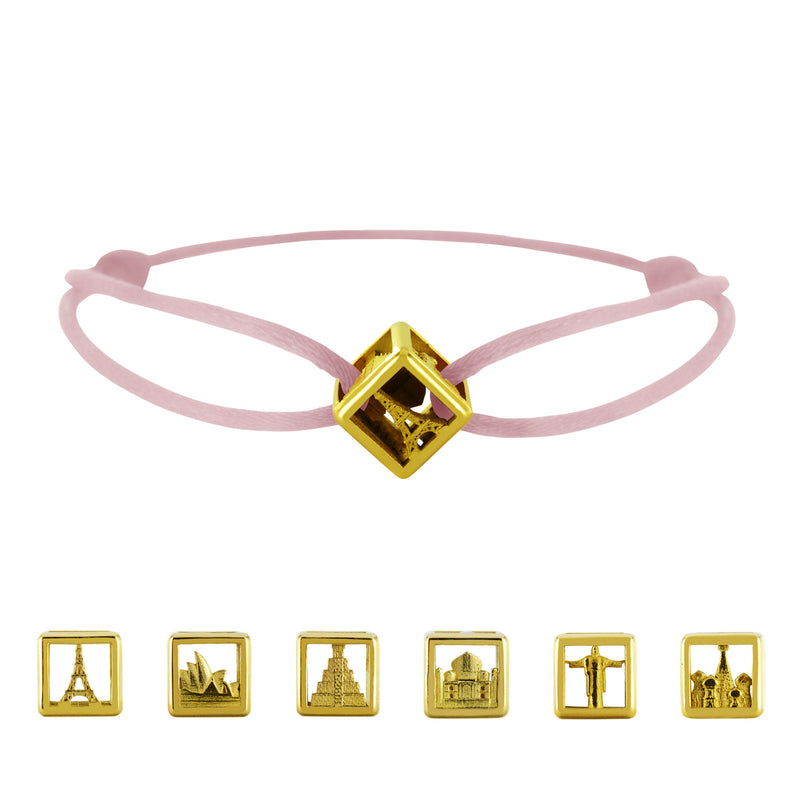 Bracelet Dé de voyage en Or