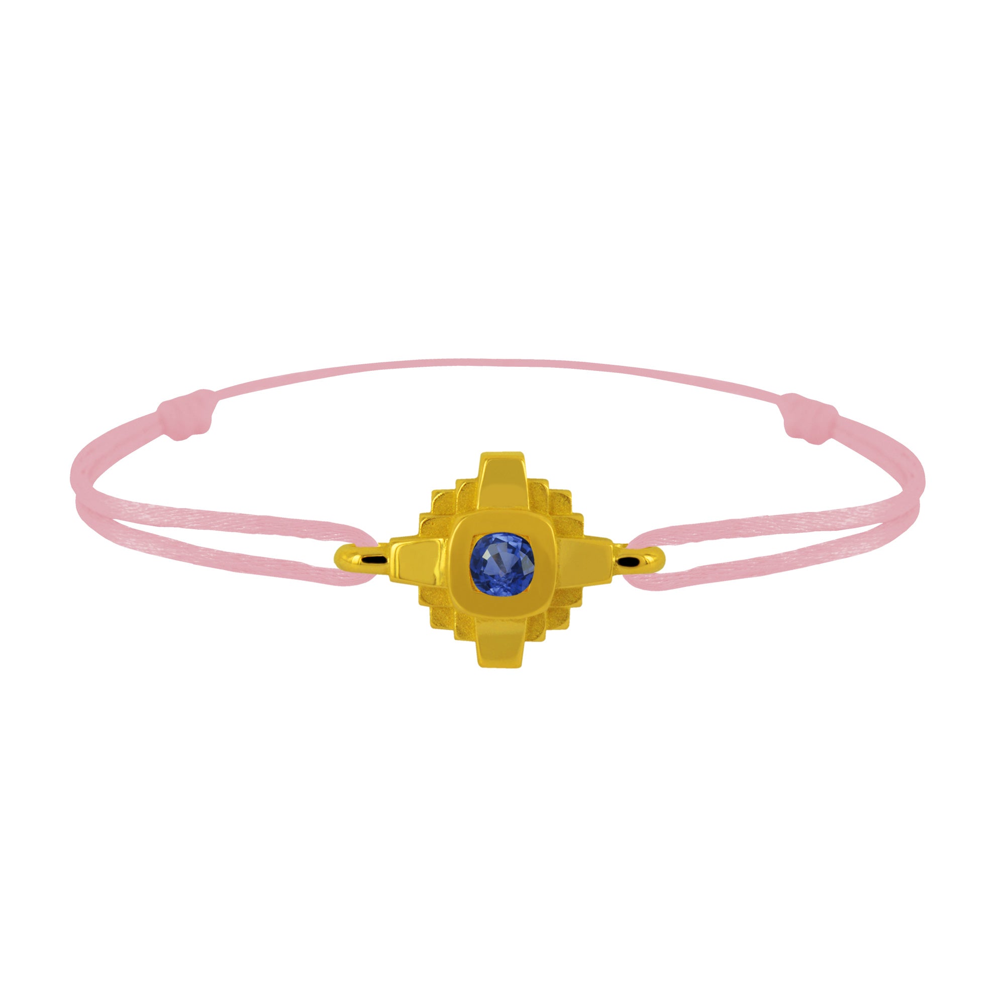 Bracelet Esther Saphir bleu 3 mm