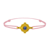 Bracelet Esther Saphir bleu 3 mm