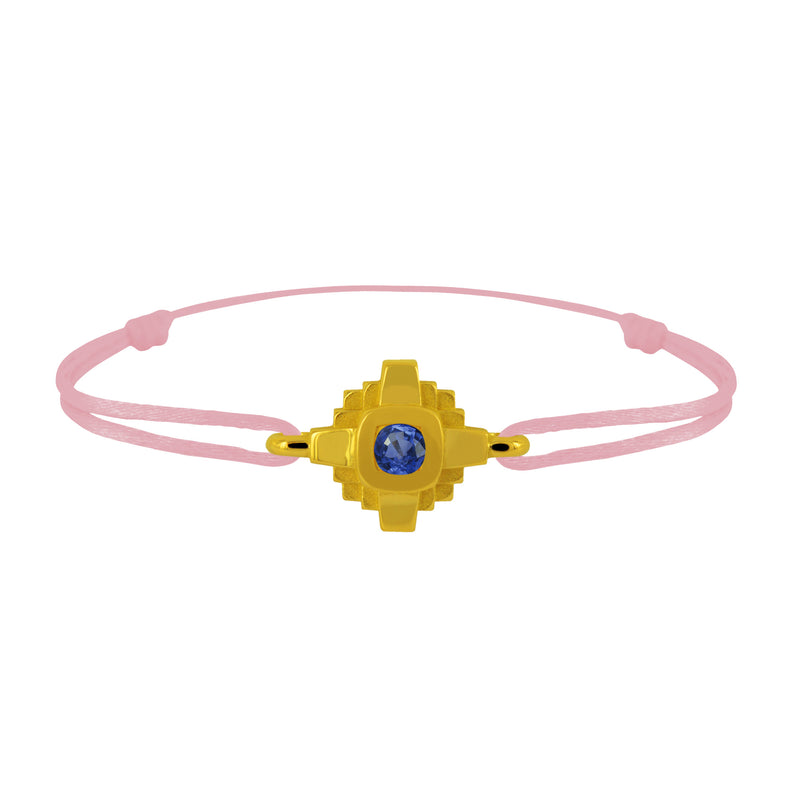 Bracelet Esther Saphir bleu 3 mm