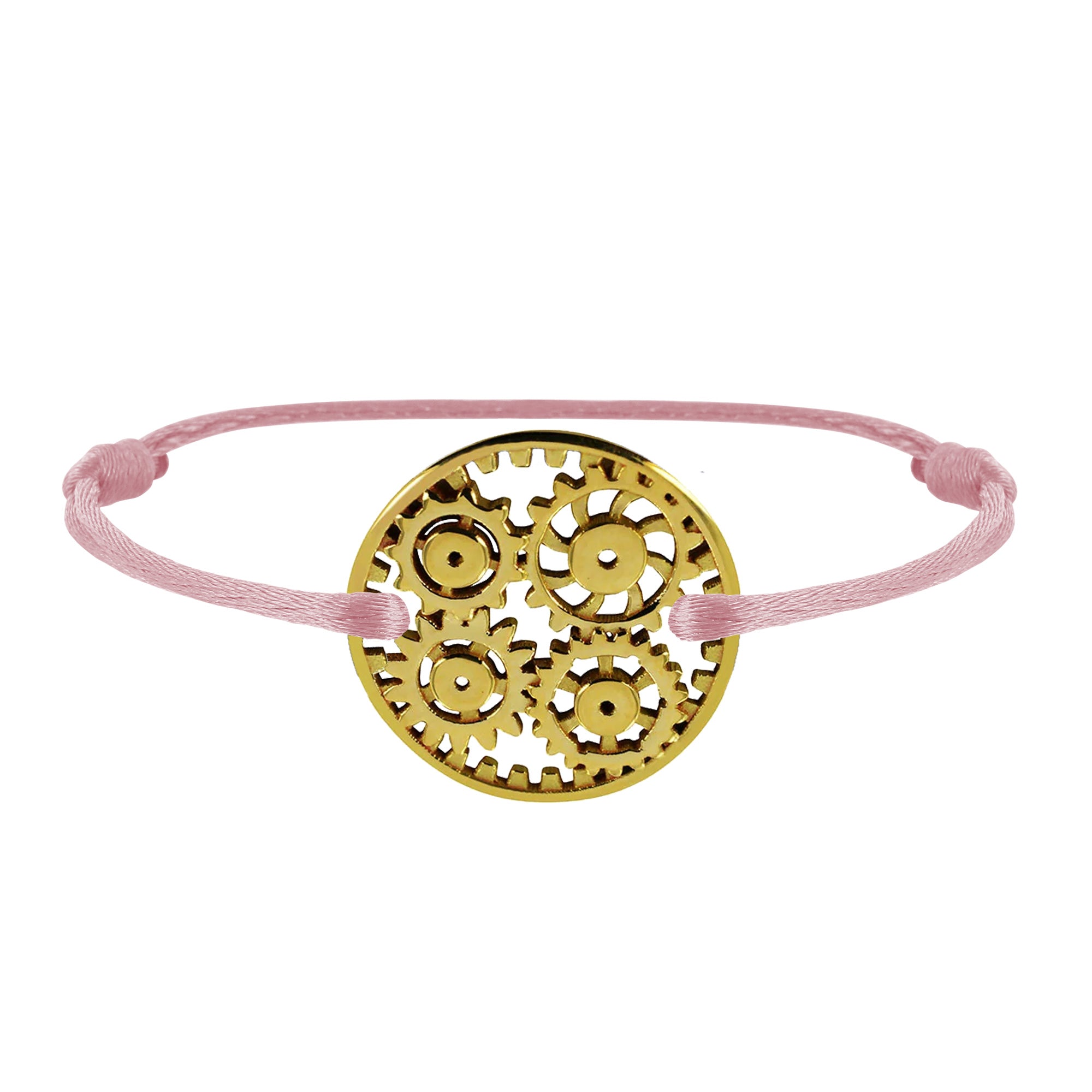 Bracelet lien Engrenages en or