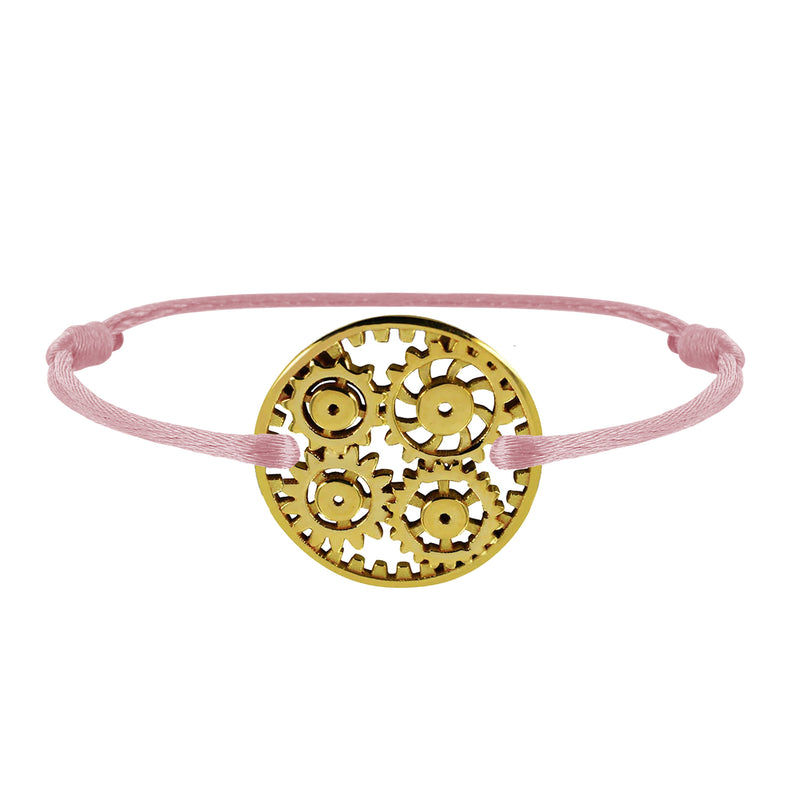 Engrenages gold link bracelet