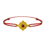 Bracelet Esther Saphir rouge 3 mm