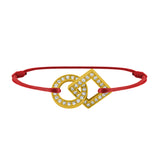 Bracelet Inséparables pavage diamants