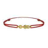 trilogy bracelet in 3-diamond gold