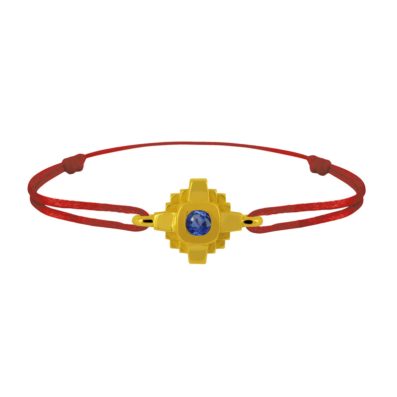 Bracelet Esther Saphir bleu 3 mm