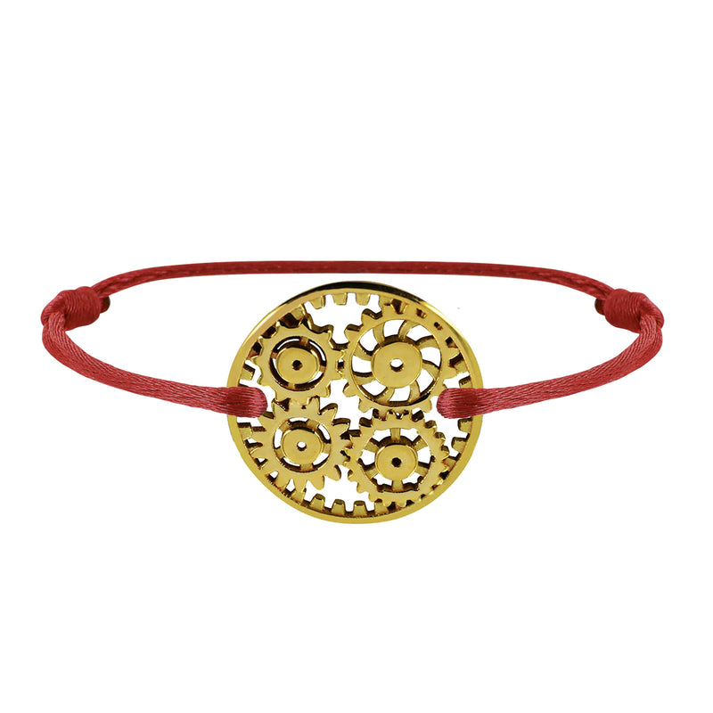 Engrenages gold link bracelet