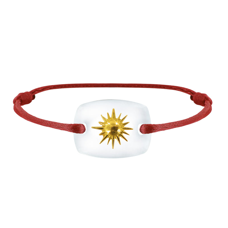 Bracelet Soleil lien émotion en or