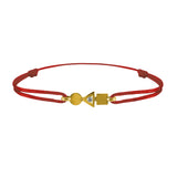 trilogy gold and diamond bracelet
