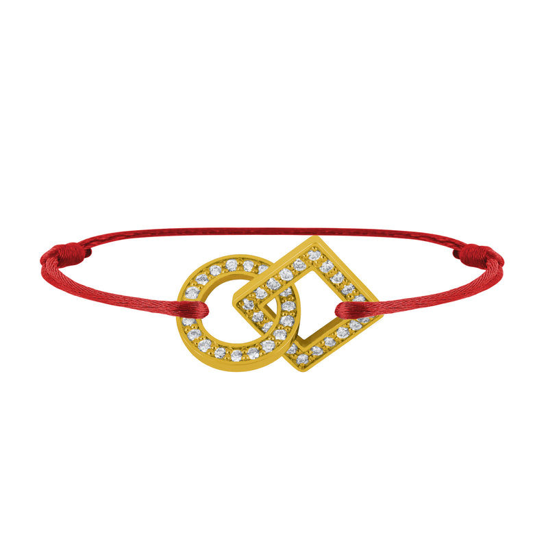 Bracelet Inséparables pavage diamants