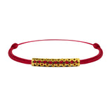 Tournaire gold tube link bracelet trilogy