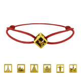Bracelet Dé de voyage en Or