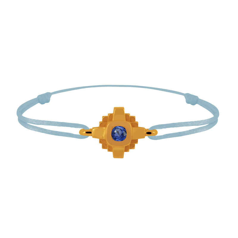 Bracelet Esther Saphir bleu 3 mm