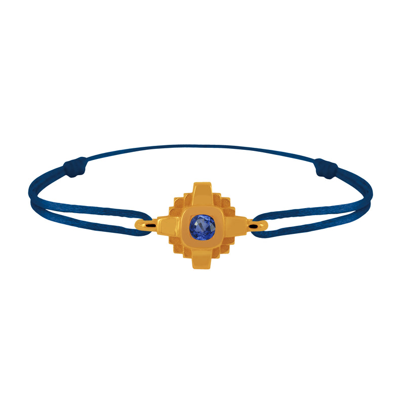 Bracelet Esther Saphir bleu 3 mm
