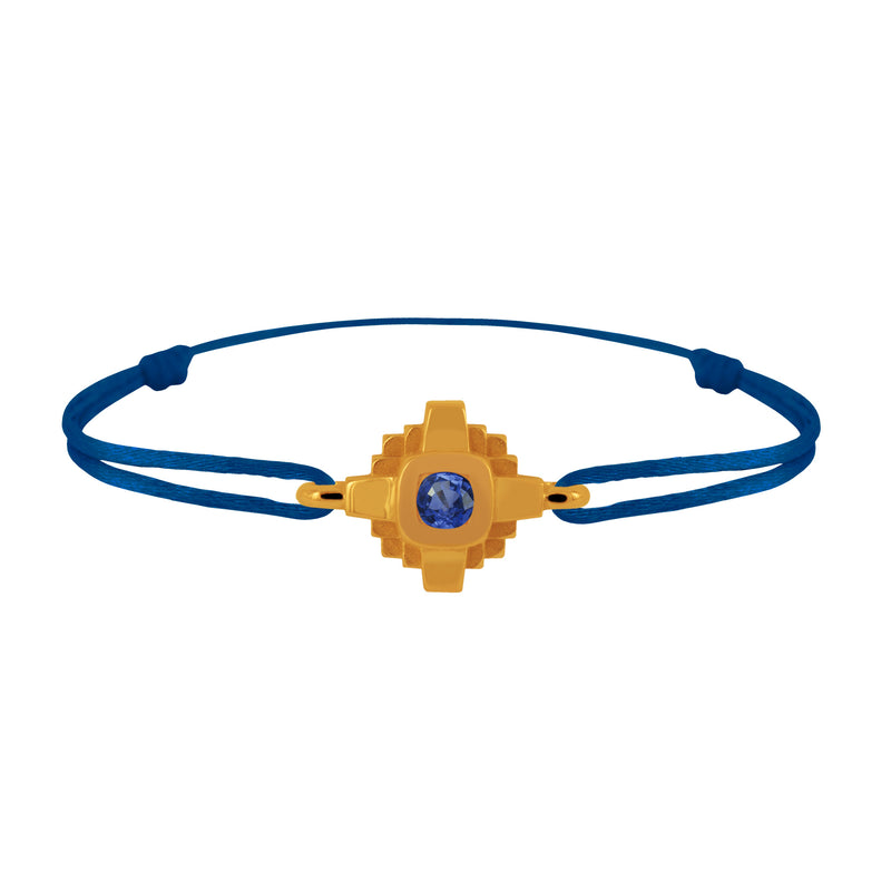 Bracelet Esther Saphir bleu 3 mm