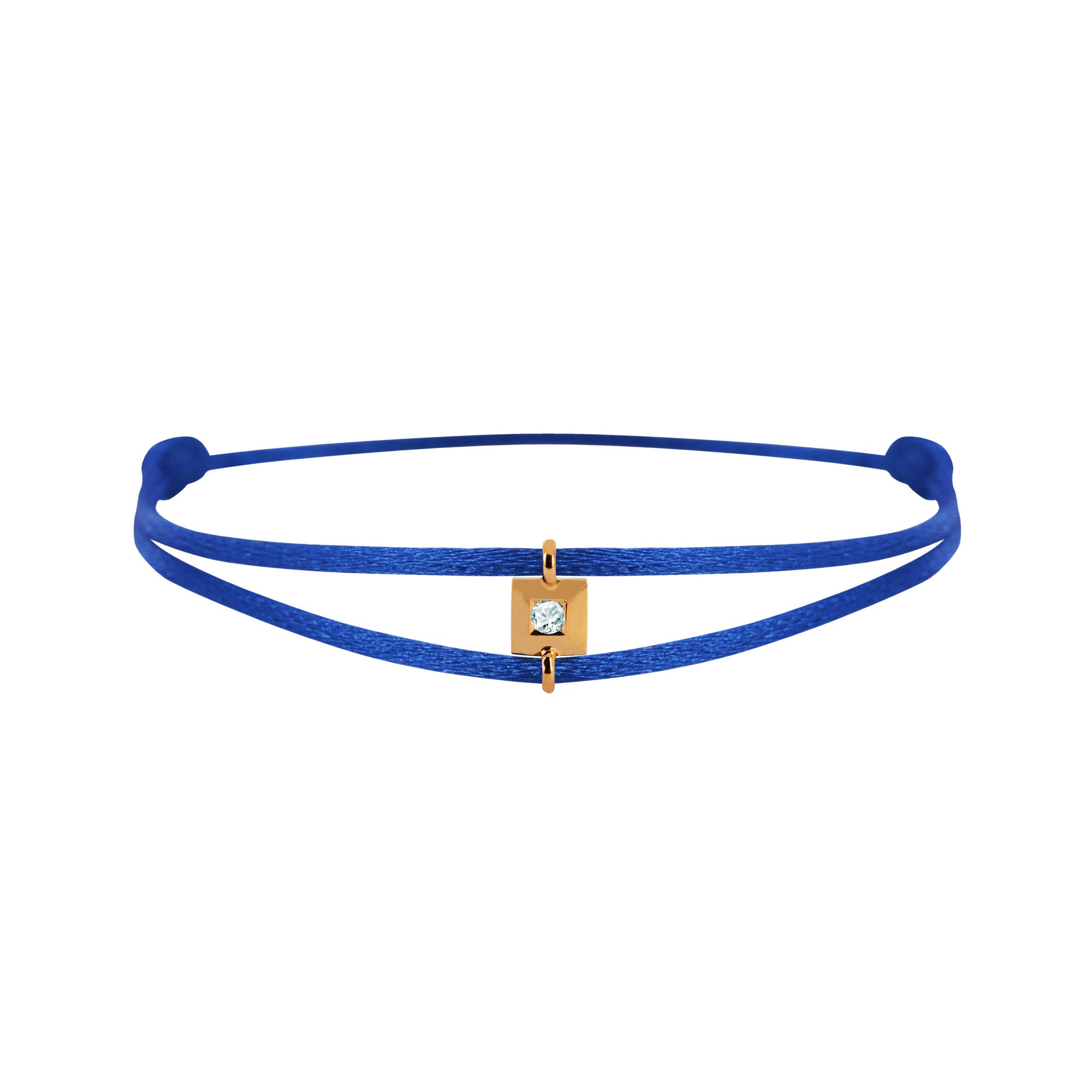 Bracelet Mon Alchimie Carré en or et diamant