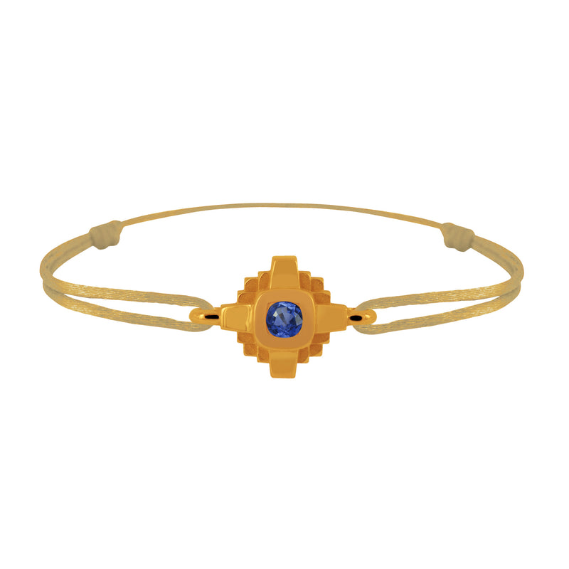 Bracelet Esther Saphir bleu 3 mm