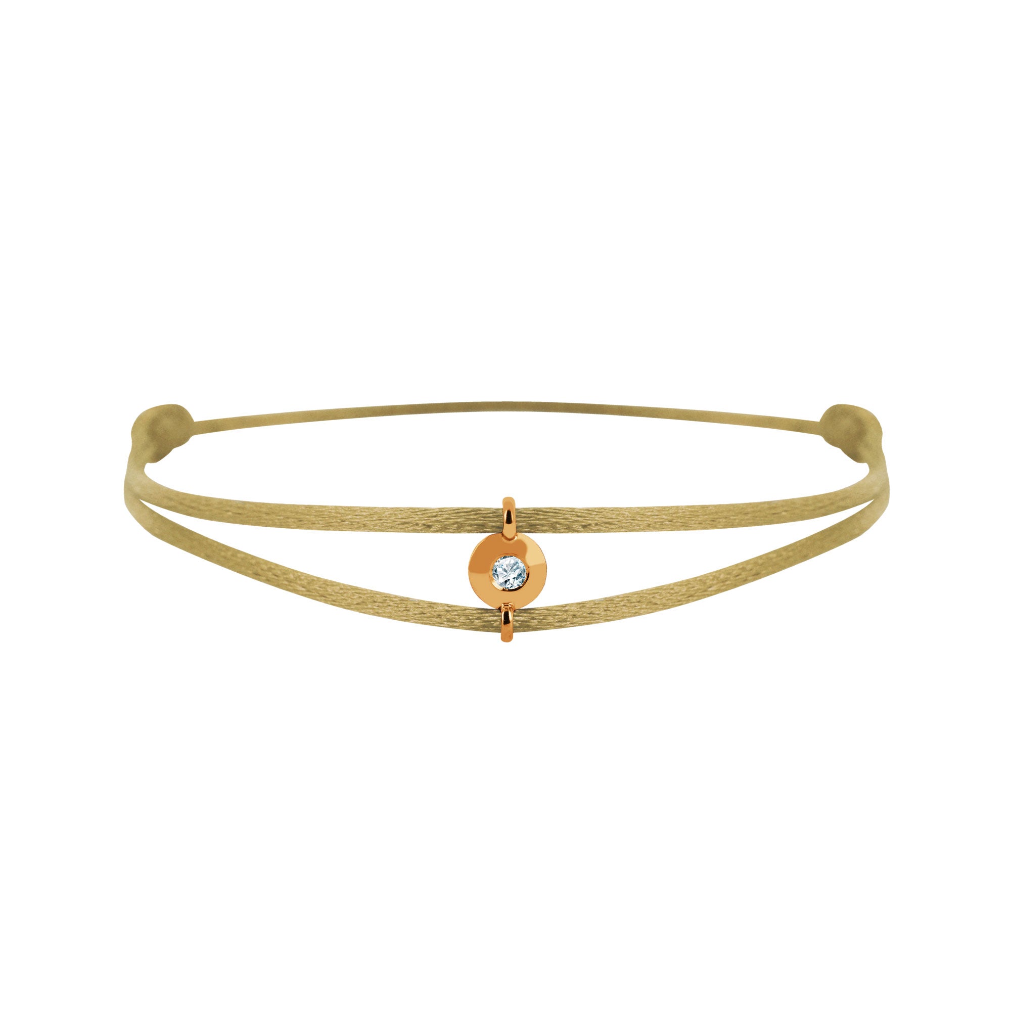 Mon Alchimie Round gold and diamond bracelet
