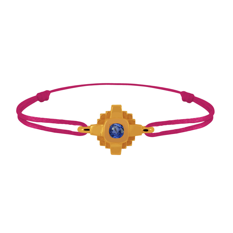 Bracelet Esther Saphir bleu 3 mm