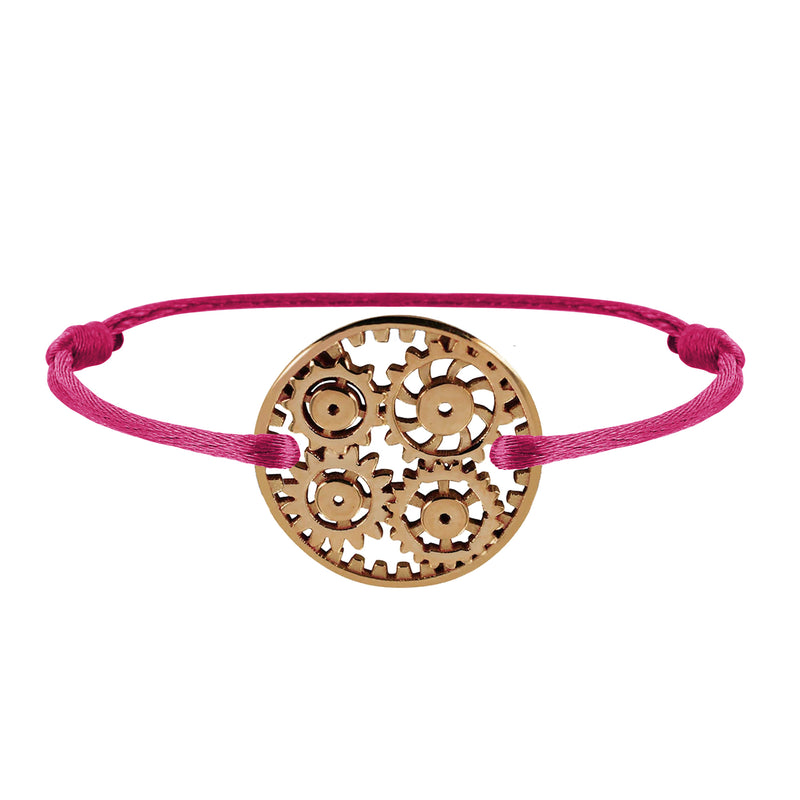 Engrenages gold link bracelet