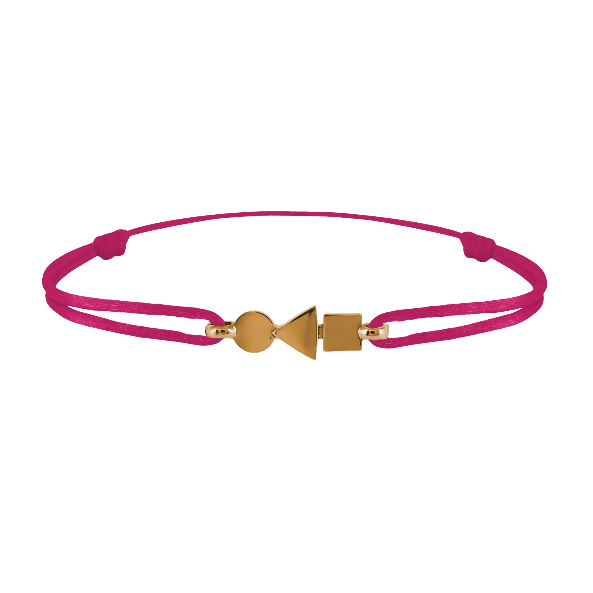 trilogy full gold bracelet Tournaire