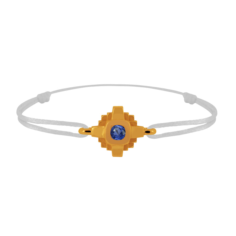 Bracelet Esther Saphir bleu 3 mm