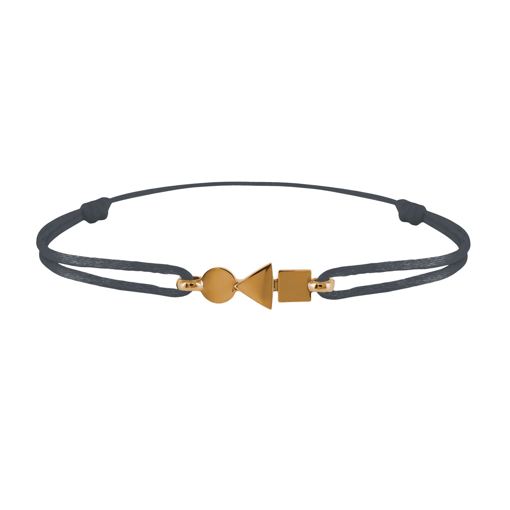 trilogy full gold bracelet Tournaire