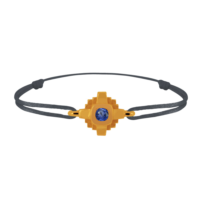 Bracelet Esther Saphir bleu 3 mm