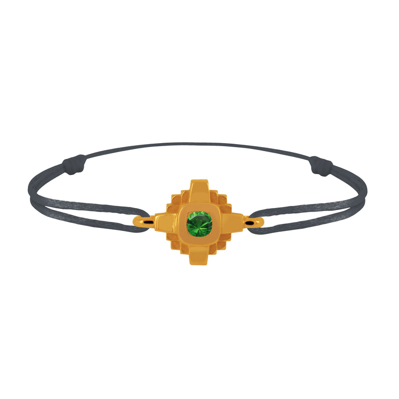 Bracelet Esther Tsavorite verte 3 mm