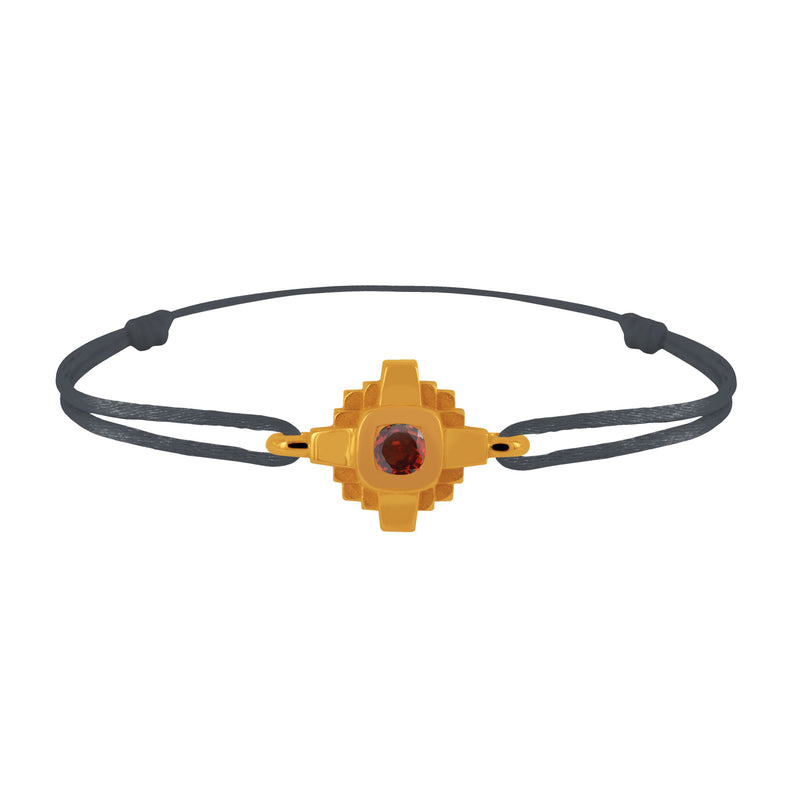 Bracelet Esther Saphir rouge 3 mm