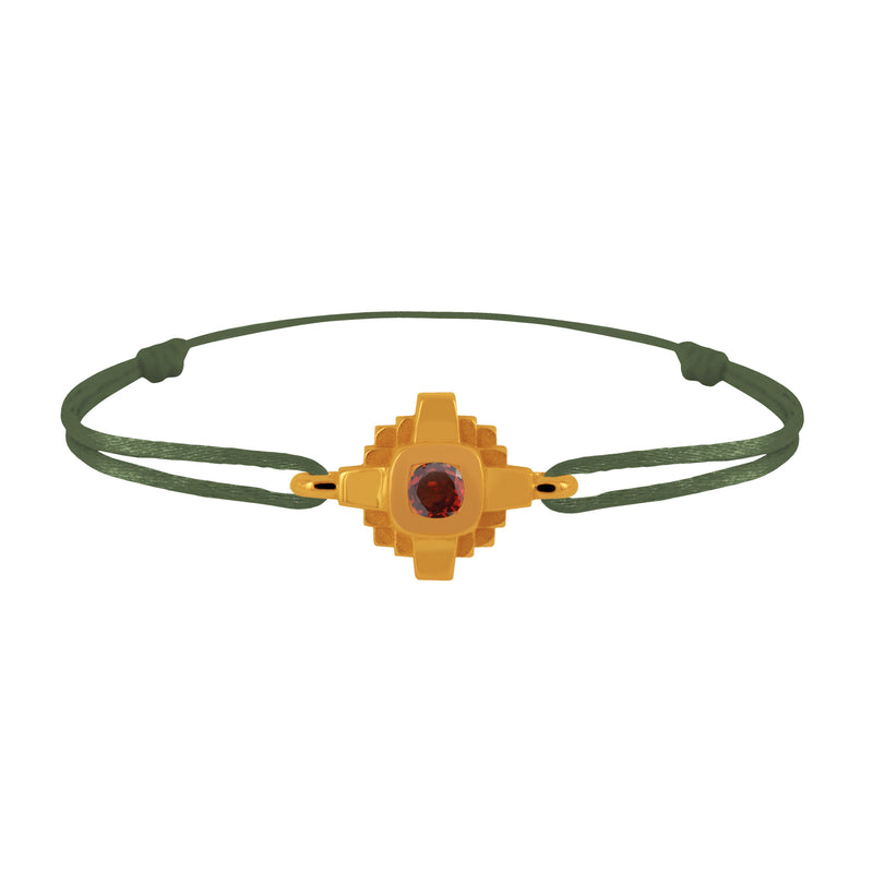 Bracelet Esther Saphir rouge 3 mm