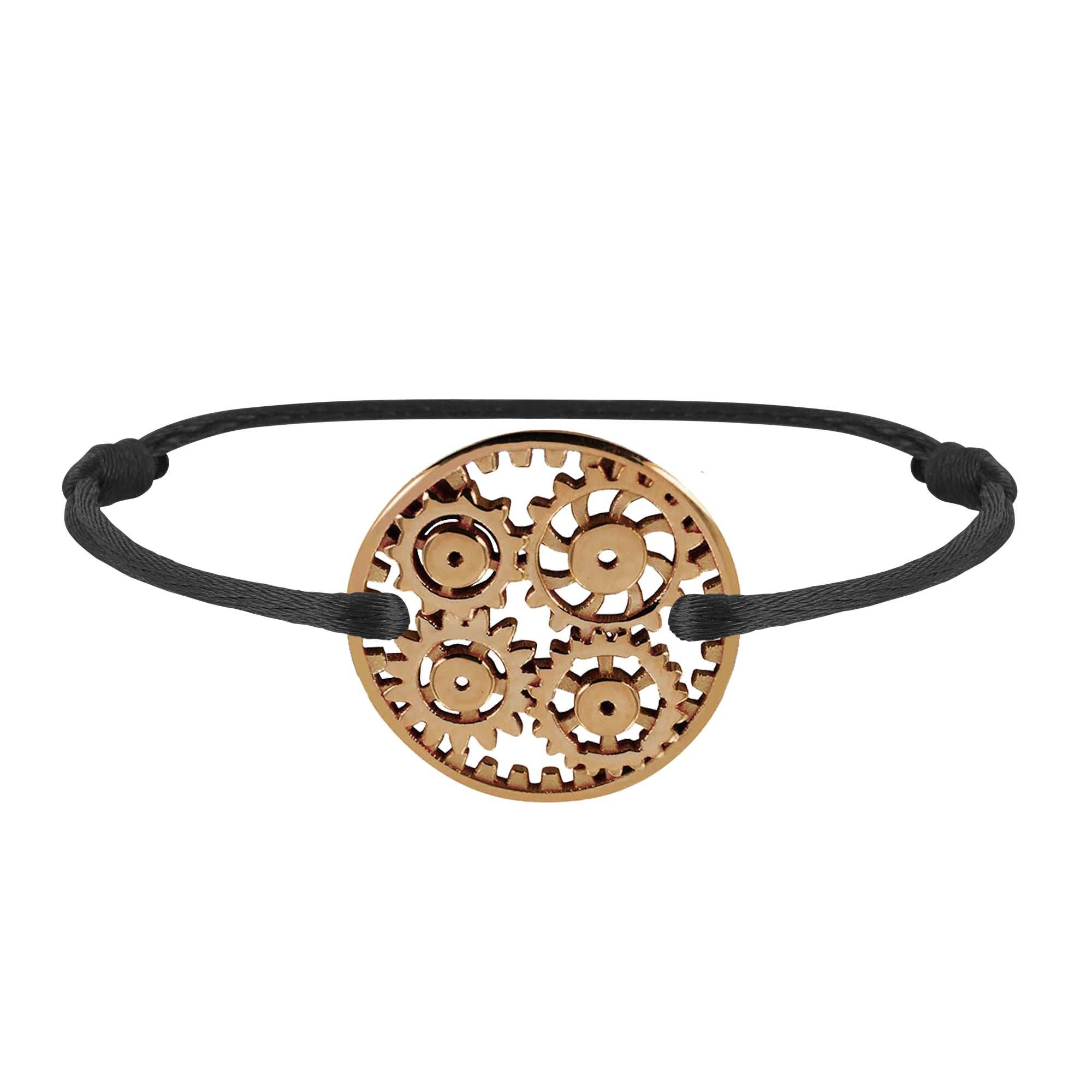 Bracelet lien Engrenages en or