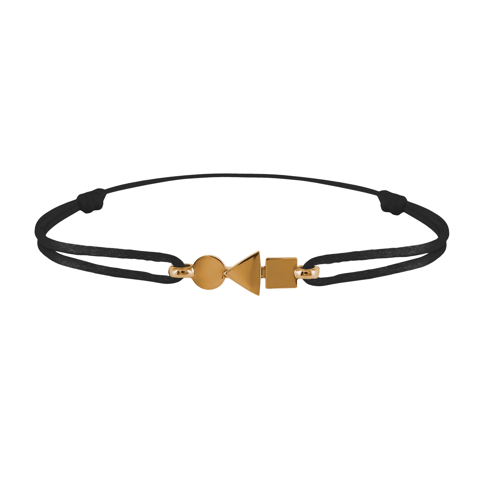 trilogy full gold bracelet Tournaire