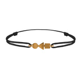 trilogy full gold bracelet Tournaire