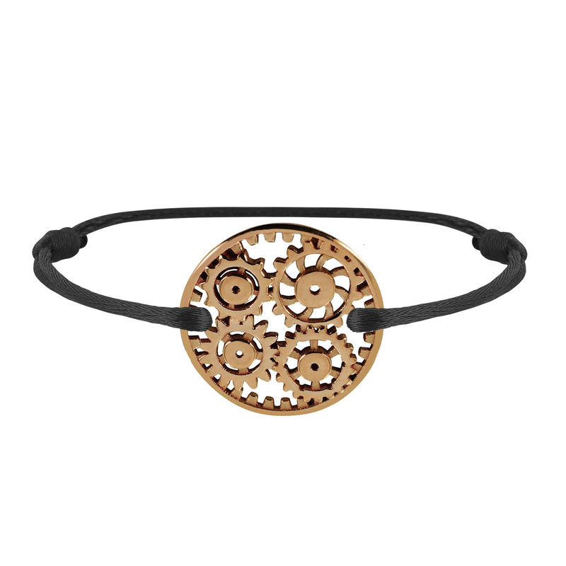 Engrenages gold link bracelet