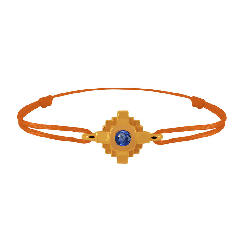 Bracelet Esther Saphir bleu 3 mm