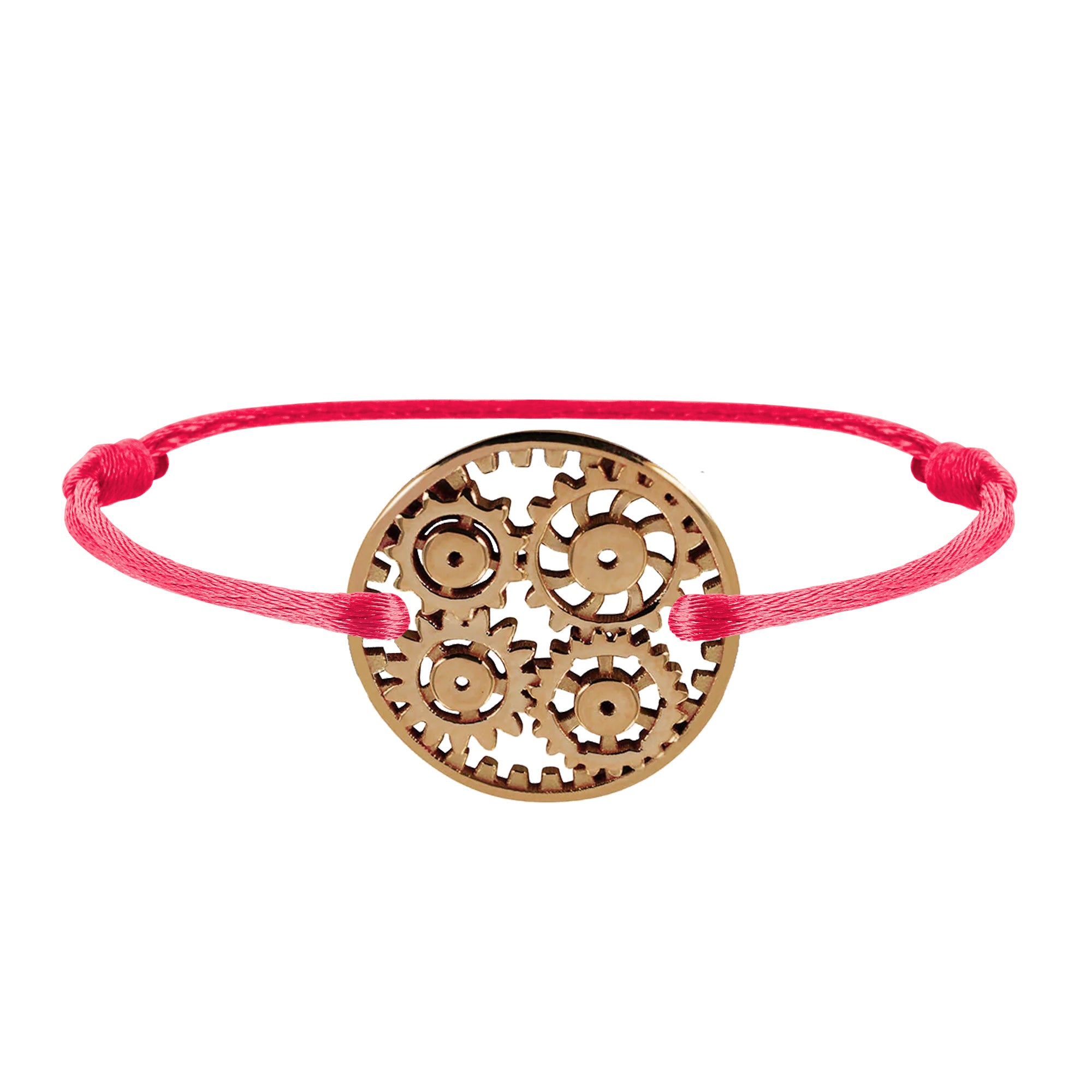 Bracelet lien Engrenages en or