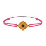 Bracelet Esther Saphir rouge 3 mm