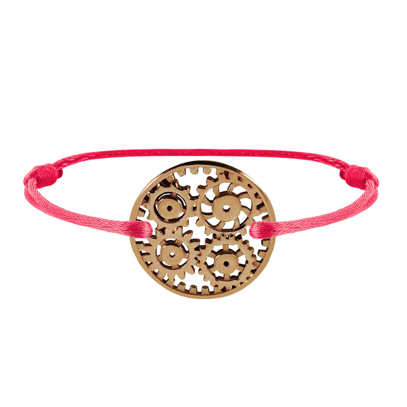 Engrenages gold link bracelet