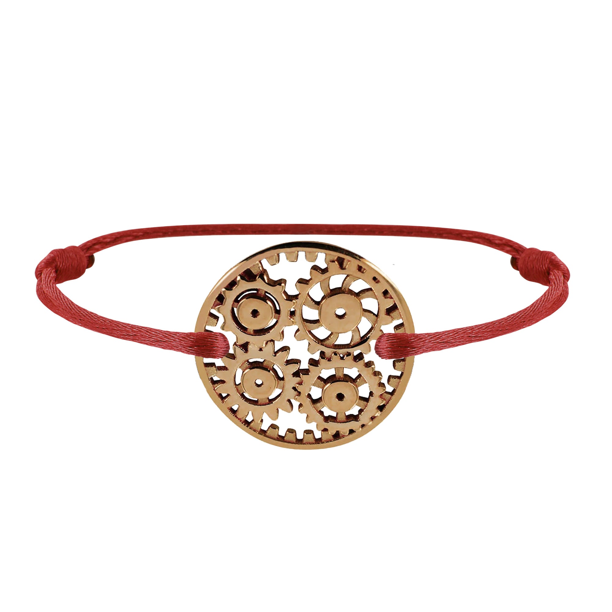 Bracelet lien Engrenages en or