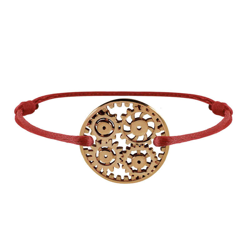Engrenages gold link bracelet