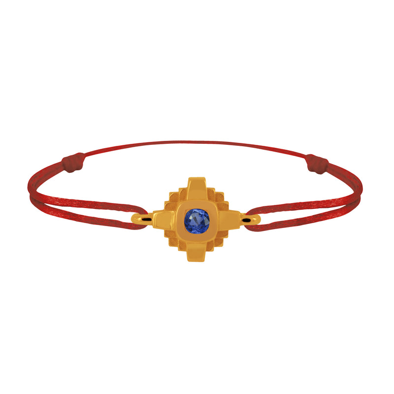 Bracelet Esther Saphir bleu 3 mm