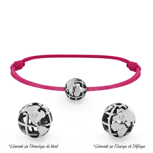 Bracelet Perle de voyage personnalisable