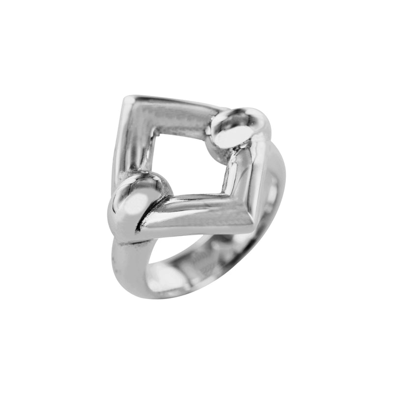 Bague Losange Trilogie Alchimie Argent