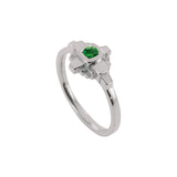Bague Esther Tsavorite verte 3 mm