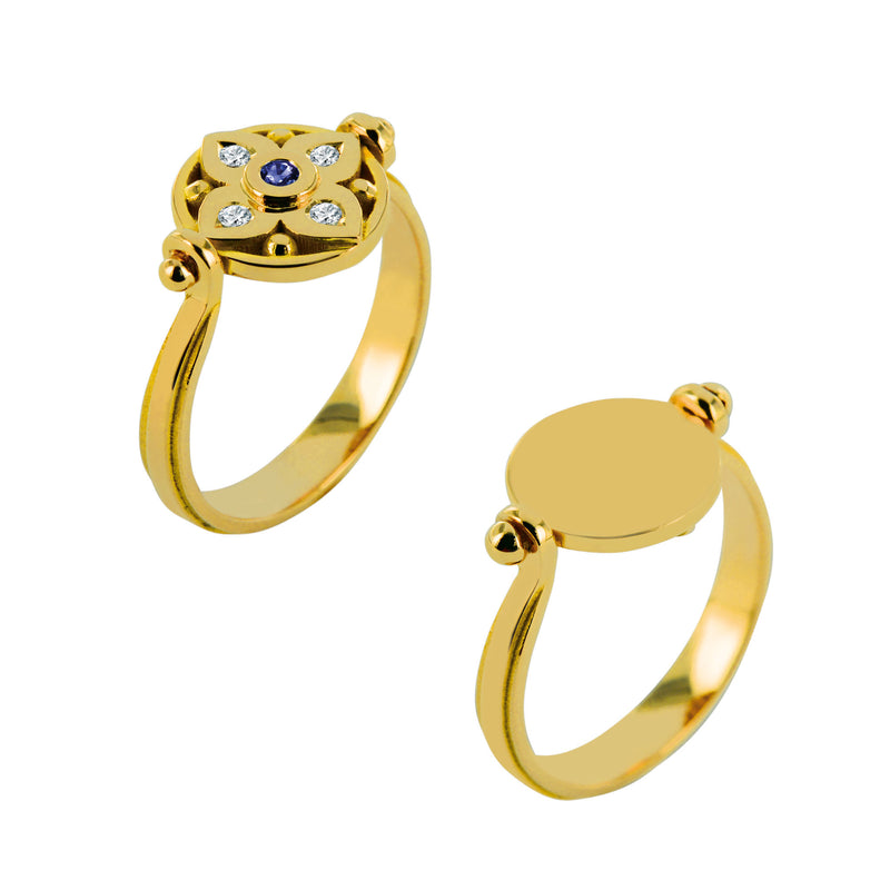 Bague Vice-Versa en or personnalisable