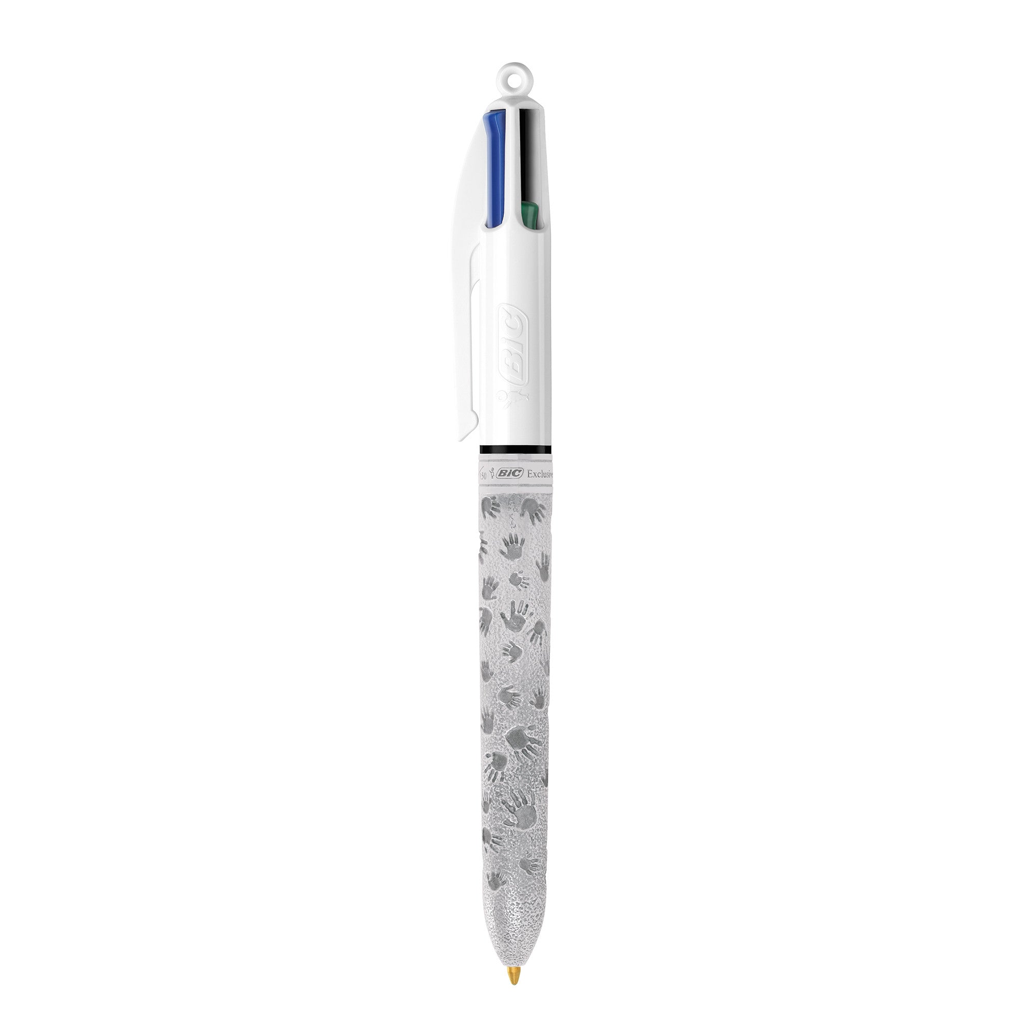 BIC 4 Couleurs "50 ans" empreintes blanc